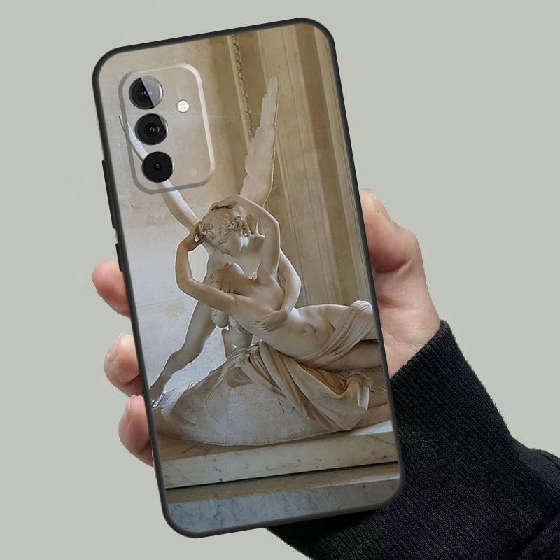Angel Cupid Art Paint Case For Samsung Galaxy A55 A35 A15 A52 A32 A12 A16 A26 A36 A56 A53 A33 A13 A14 A34 A54 A17