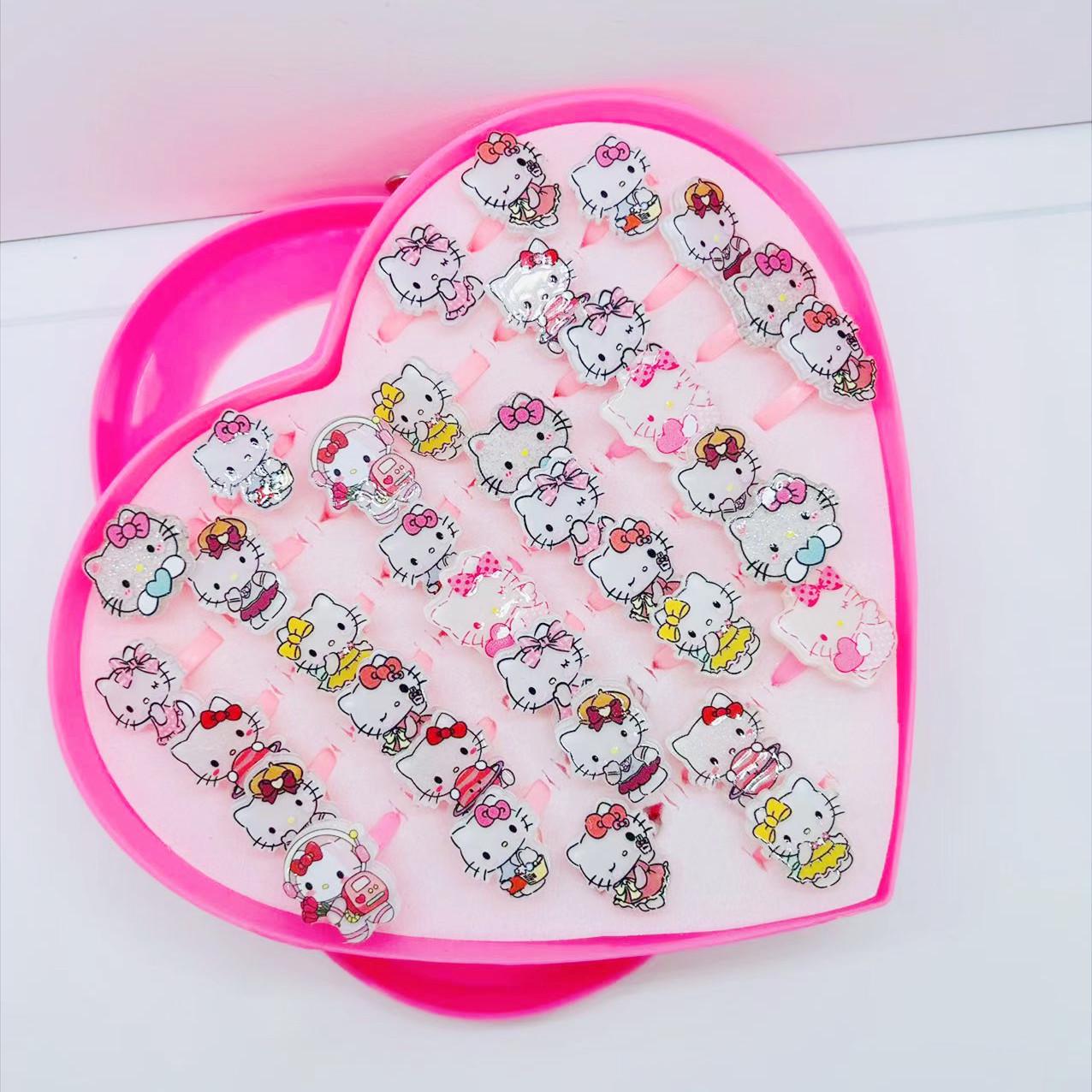 Sanrio Kuromi Cartoon Ring - Cute Soft Girl Finger Ring for Couples, Best Friends, and Kids  Gift