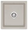 Ceramic Kitchen Sink 1-Bowl Cappuccino Steel Zcb C103