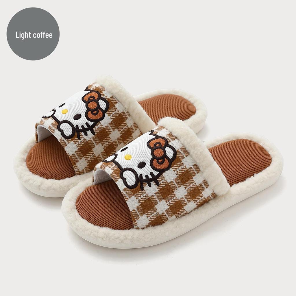 Summer Cute Bear Non-Slip Breathable Indoor Slippers for Women and Men