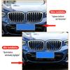 Car Front Grille Trim Strips Cover Frame Sticker For BMW F30 F31 F34 GT 320i 328i G30 G31 G01 G02 G05 F25 F26 F20 116i 118i 120i