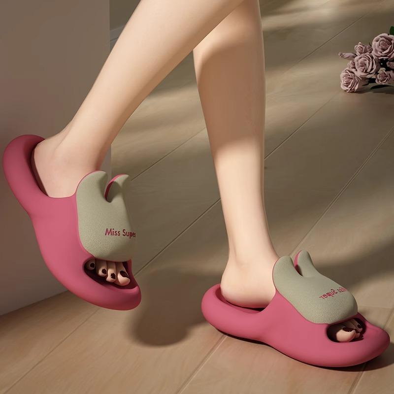Women's Summer Eva Rabbit Slippers Thick-soled, Non-smelly, Anti-slip for Home and Outdoor