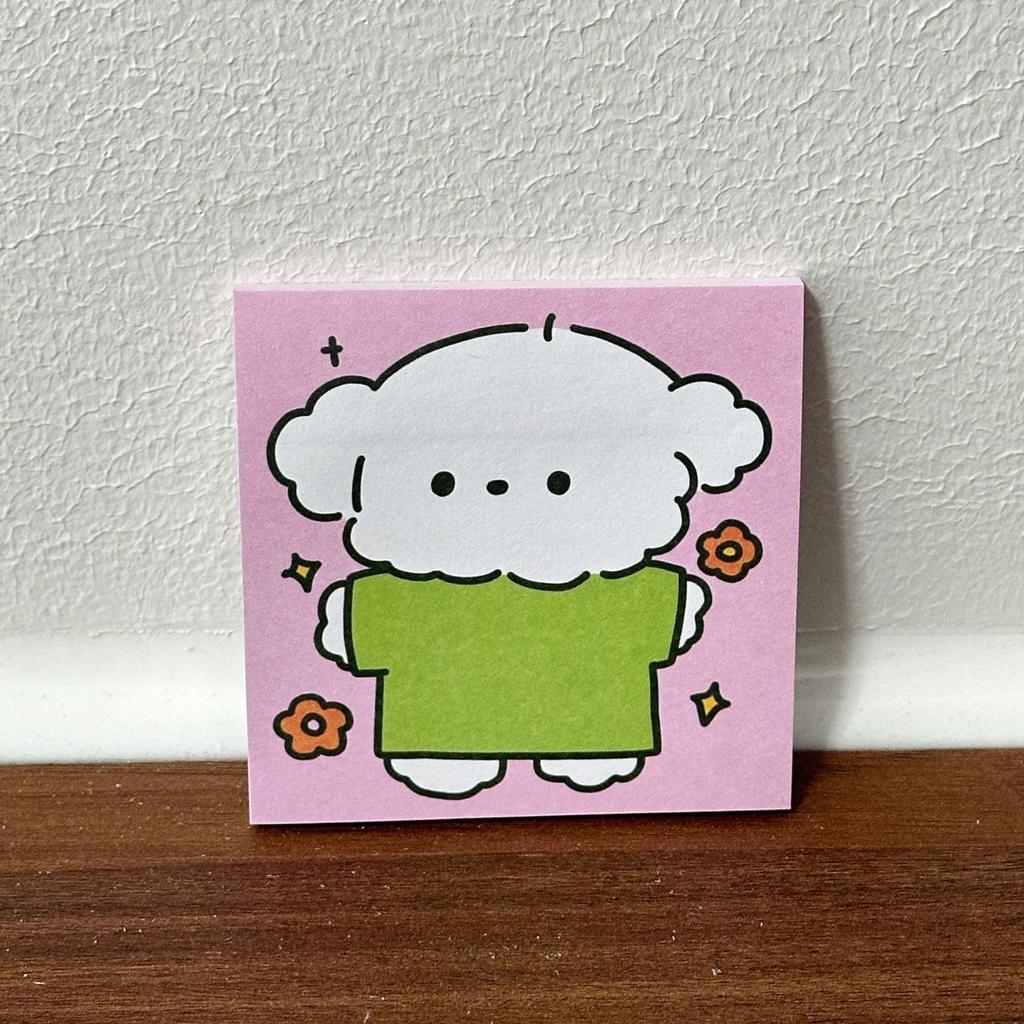 Cartoon-style Simple and Cute Sticky Notes - Decorative Stationery for Student Planners, Note-taking  (Adhesive Notepads) kawaii