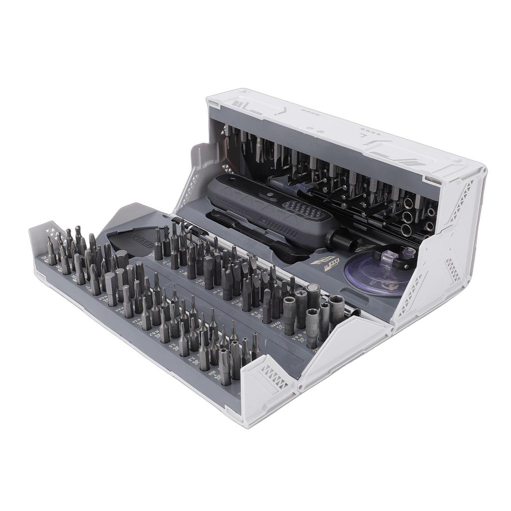 180 In 1 Precise Screwdriver Set Multifunctional Handle and Magnet Bits for Laptop Phone Game Console Repair 5 Fold