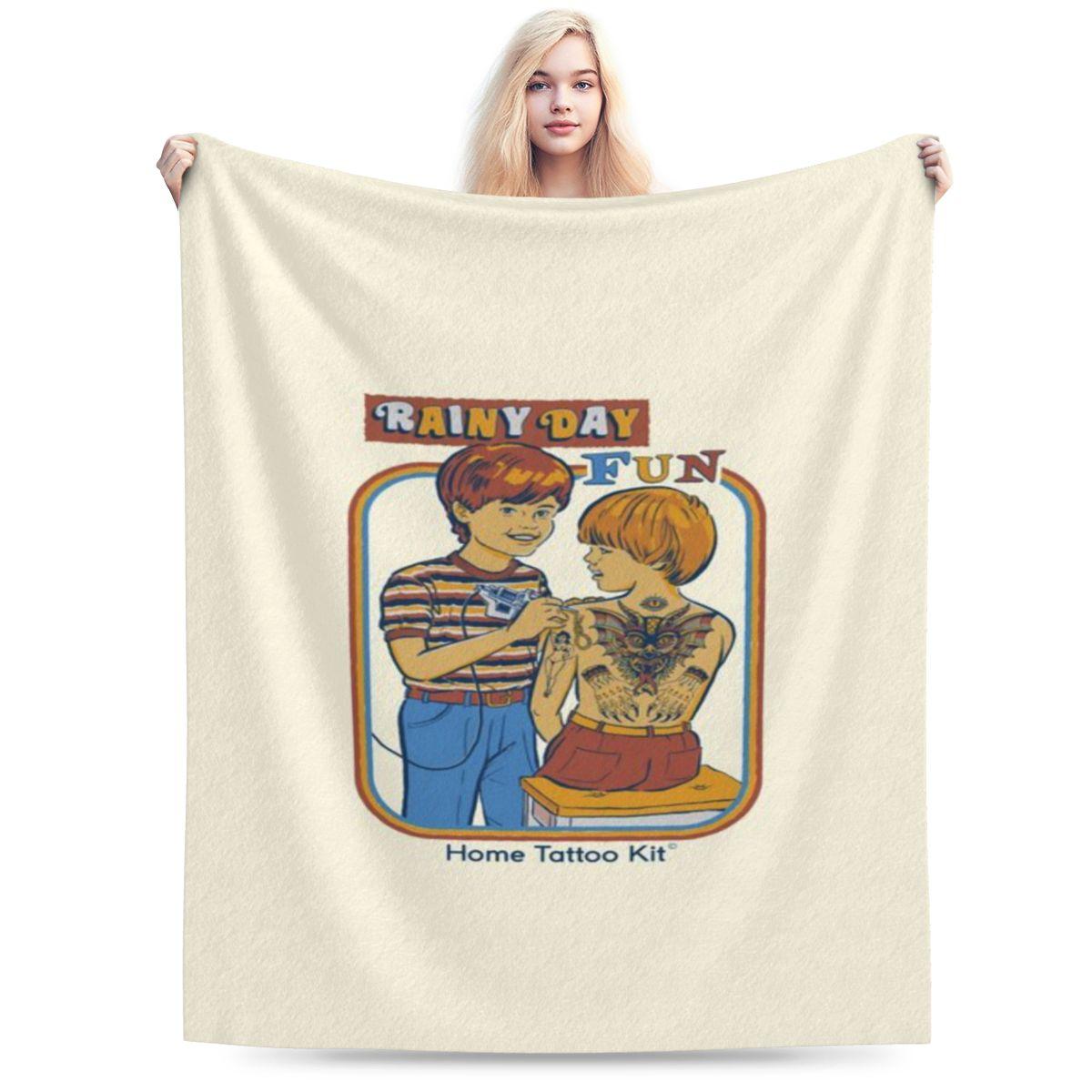 

Rainy Day Fun Personalized Soft Decorate Home An UltraSoft Micro Fleece Blanket 75x100cm 30x40in