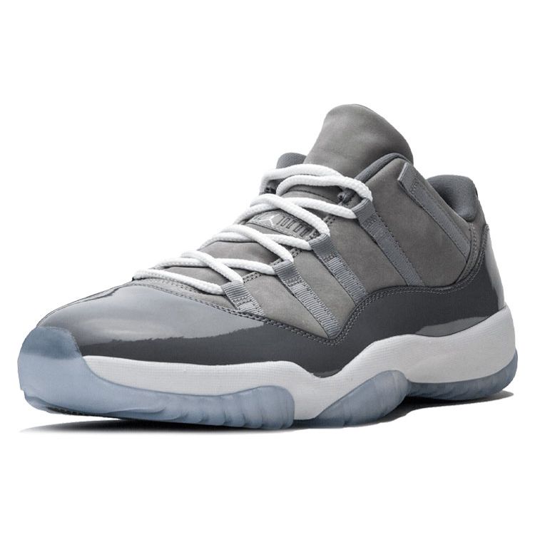 Air Jordan 11 Retro Low Cool Grey Ανδρικά Αθλητικά Παπούτσια Μεσαίο Γκρι Gunsmoke-Λευκό 528895-003