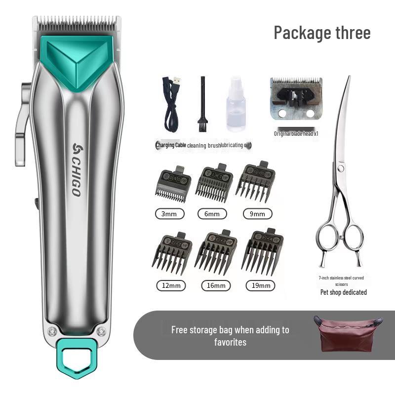 Zhigao High-Power Pet Clipper for Cats & Large Dogs - Professional Hair Trimmer