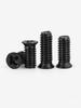 Black Phillips Countersunk Head Screws - Small, Thin, Flat Head, Sizes M1.4 to M6