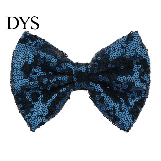 Comfortable Hair Clip Hairpin Safety Rounded Corner with Burr-Free Metal Spring Bow Shape Shiny Sequin Decoration Children Sparkling Accessory