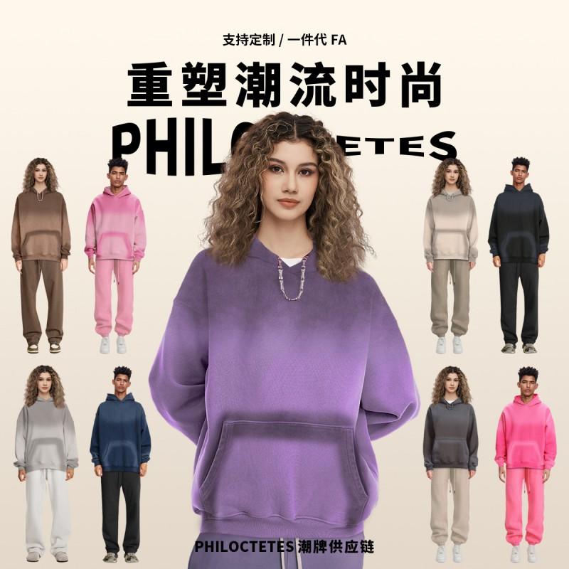 Unisex Oversized Used Washed Hoodie Streetwear Baumwoll-Sweatshirt Winter Freizeit Lockerer Schnitt