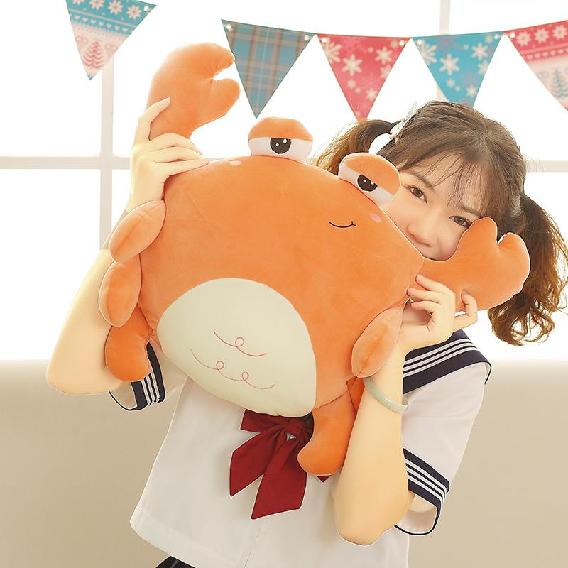 Adorable Whale Goose Crab Lion Plush Toys Stuffed Animals Doll Soft Sofa Pillow Cushion Baby Kids Children Girls Birthday Gifts