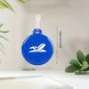 3 Pcs Environment-friendly Pvc Luggage Tag  Colorful Round Plane Boarding Pass, Luggage Accessories Identification Tag Travel Tag
