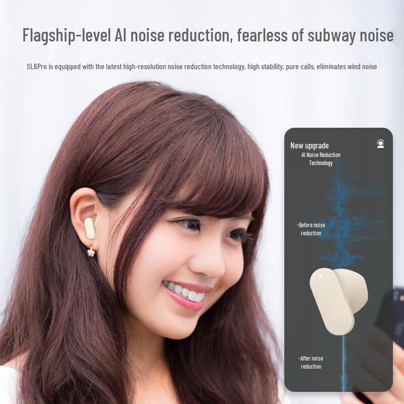 Soaiy SL6 Pro True Wireless Open-Ear Sports Bluetooth Earbuds