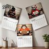 Wall Mounted Hanging Calendar 2027 Funny Cat for Home Office, Large Print Monthly Planner with Animal Theme 12 Unique Cute Photos, Thick Paper