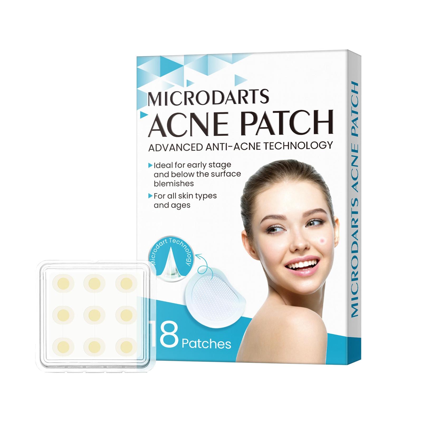 

Гидроколлоидный пластырь с микроиглами для устранения следов от прыщей, угревой сыпи, пластырь для кожи от прыщей. One Size белый