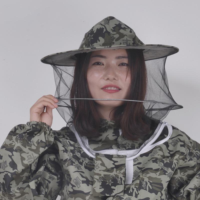 Biskötselprodukter Skyddskläder Jacka Byxor Slöja Bi-skyddande Klänning Kamouflage Biskötseldräkt Skyddande