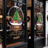 Christmas Crystal Display Case Static Electricity Window Stickers Christmas Decoration Creative Glass Stickers