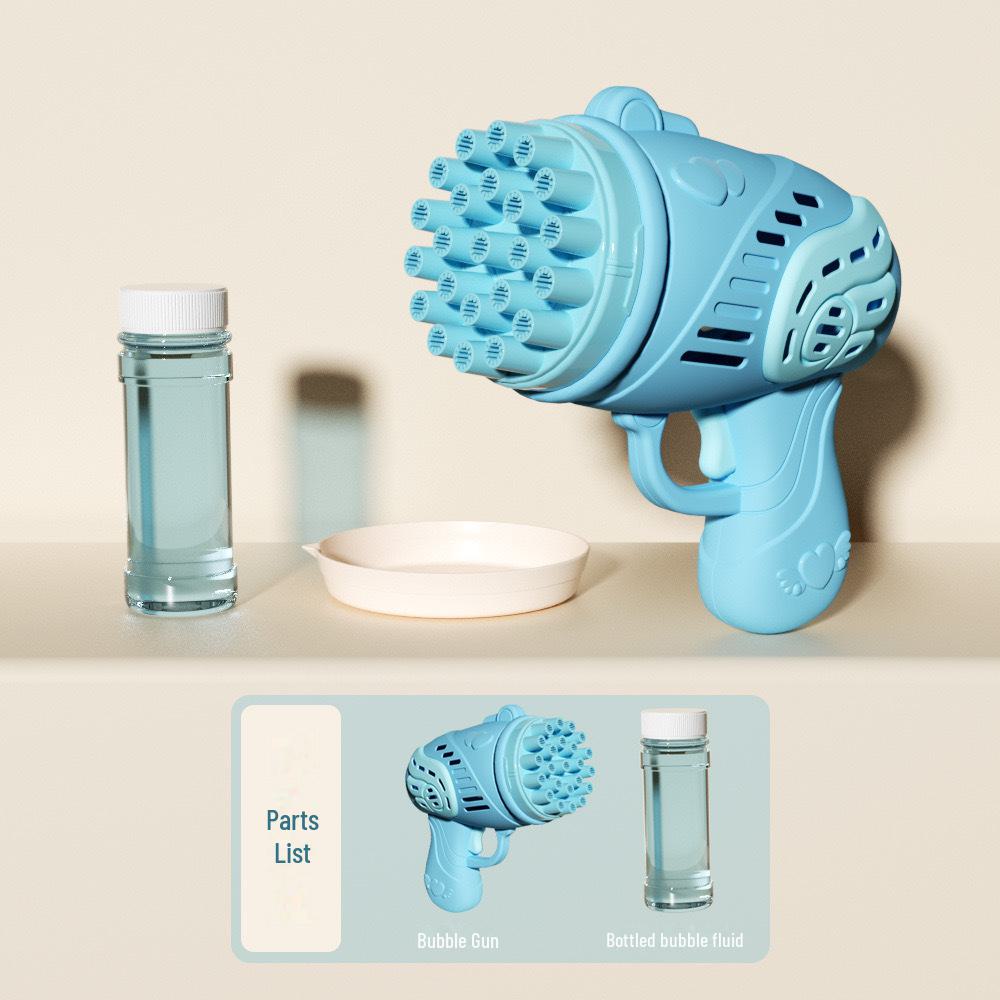 

Пістолет Гатлінга: Популярна повністю автоматична дитяча іграшка, ручний світловий видування бульбашок.