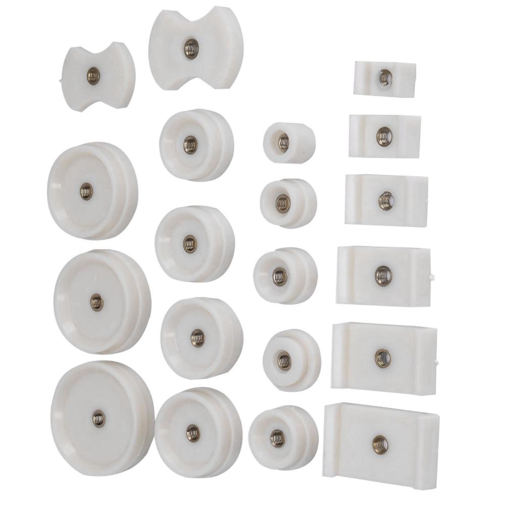 Professional 20 Pcs Set Watch Repair Tool White Color Back Case Press Dies Watch Case Press Die Kit Back Cover Press