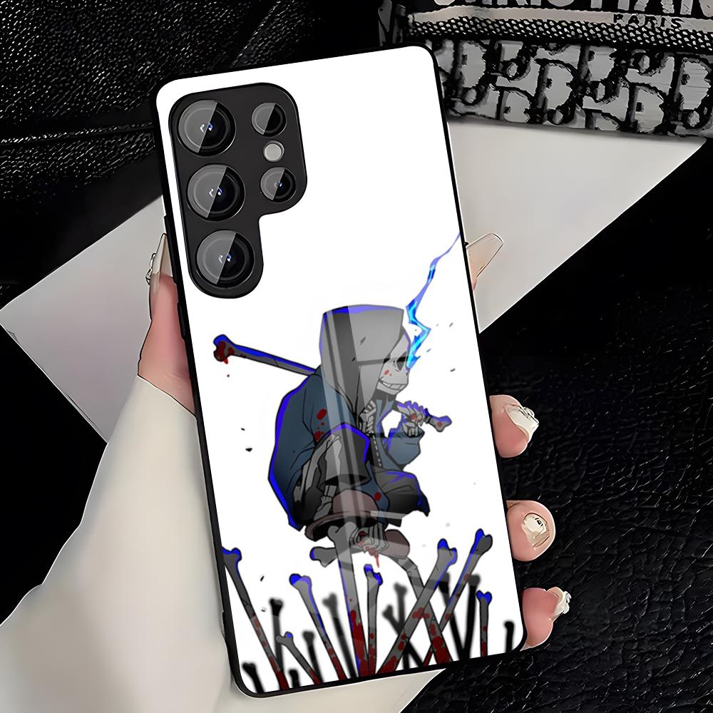 Sans Undertale Phone Case For Samsung A25 A13 A33 5G A54 A36 A35 A56 A52 A14 Shockproof Glass Cover