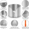 Thin Titanium Camping Stove Windscreen Windproof Plate Camping Stove Wind Screen  Backpacking