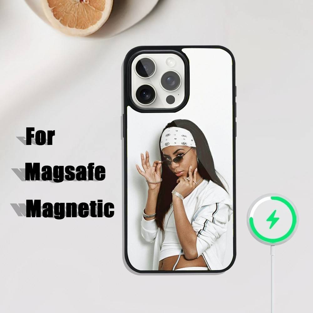 Hip Hop Music A-Aaliyah Phone Case For iPhone 17,16,15,14,13,12,11,Pro,Max,Plus,Mini,SE4,E Magnetic Magsafe Wireless Charging