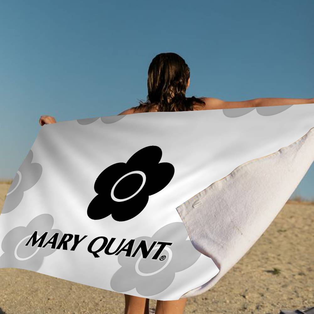 Fashion Logo Q-Quant M-Mary Beach Towel Colorful Bath Towels For Girl Microfiber Quick Dry Custom Sand Free Beach Yoga Spa Gym