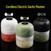 Electric Garlic Press & Masher: Chopper, Paste Maker, Mince Grinder for Household Use
