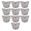 Glittering Sequins Butterfly Applique Decoration For Fabric Improvement On Hats Bags And DIY Ideas