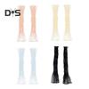Manicotti lunghi da donna in rete ultrasottile Protezione solare UV Raffreddanti Guanti senza dita Pizzo Tulle Manicotti solari per braccia e gambe per Ciclismo Guida Escursionismo