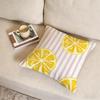 Y-Yellow Lemon Cushion Cover Fabric Soft Furnishing,Pillowcase, Cushion Cover, Sofa Pillow, Home Decoration