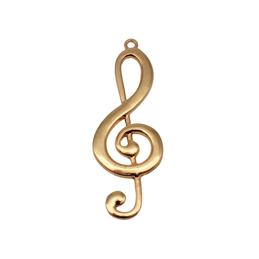 Jewelry Crafts Music Note Charms Alloy Pendants For Concert Collector