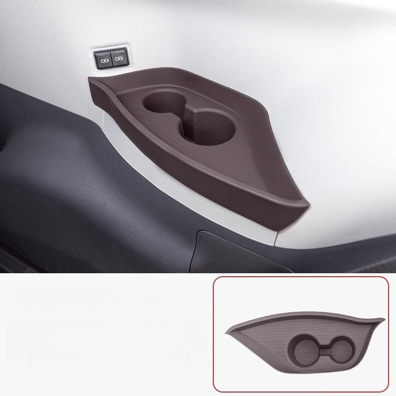 Third-Row Cup Holder Silicone Mat for Toyota Sienna & Granvia - Modified Car Interior Accessory