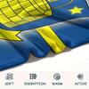Brøndby IF  Print Flannel Blanket, High quality Comfortable for All Seasons, Home Decor, Warmth and Comfort