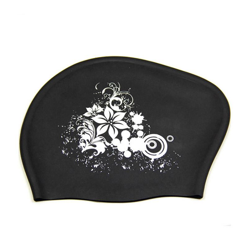 New Silicone Swimming Cap Long Hair Women's Waterproof Swim Caps Ladies Diving Hood Hat Kids Garras Natacion Casquette