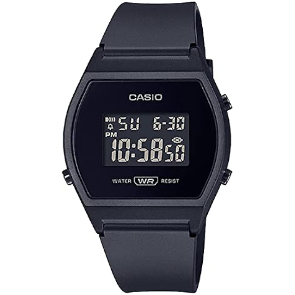 [Casio] CASIO Standard Digital Women's & Girls' Watch LW-204-1B (No Gift Box) Black Inverted LCD ...