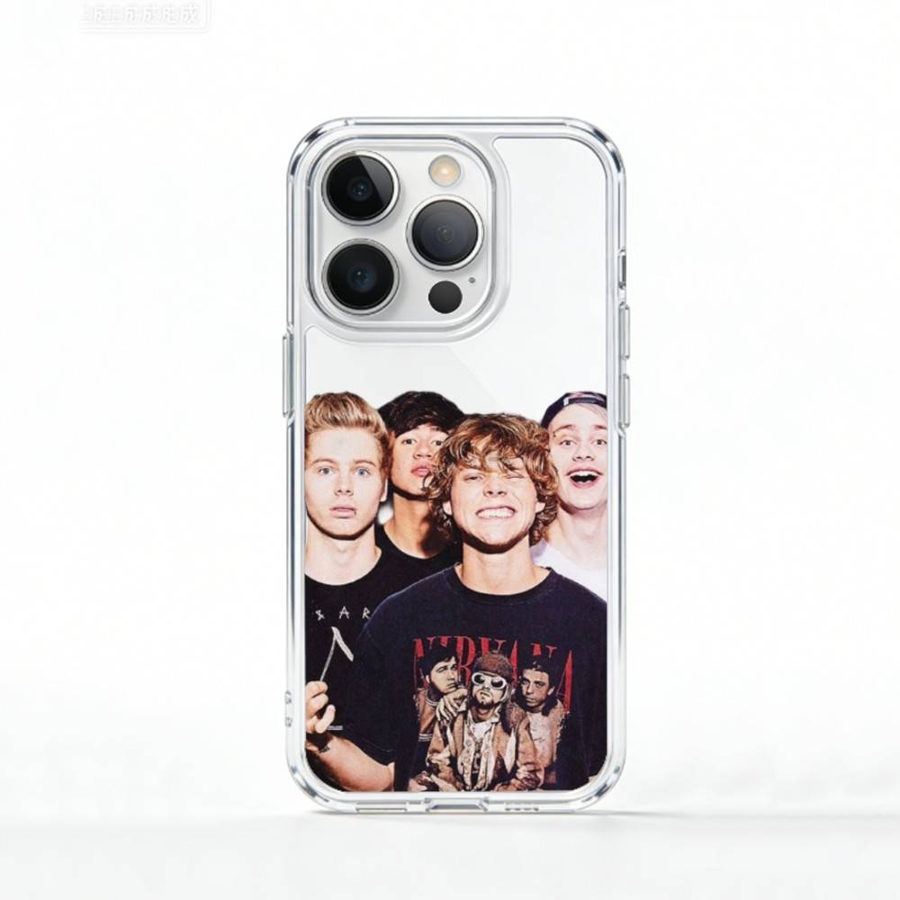 5 S-Seconds of S-Summer Band    Phone Case For iPhone 17 16 15 14 13 12 11 Mini Pro Max Plus Transparent Cover
