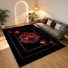 Ace Spades Living Room Nonslip Area Rug Soft Carpet For Bedroom Game Playroom Sofa Office Home Decor Doormat Christmas Gift C9261040