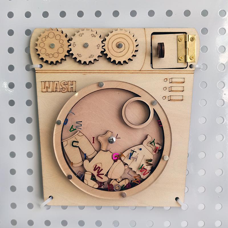 Монтессори Детская Развивающая Доска Сделай Сам Набор для Раннего Развития - Аксессуары для Перфорированной Доски для Детей