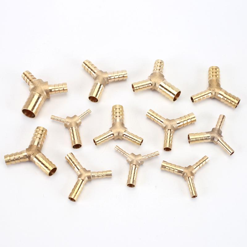 Copper Y-Type Reducing Tee Connector for Soft Water, Oil, and Air Pipes (Sizes 4, 6, 8, 10, 12)
