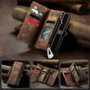 Wallet Case for Galaxy S22 - Leather/PU, Brown, Shockproof
