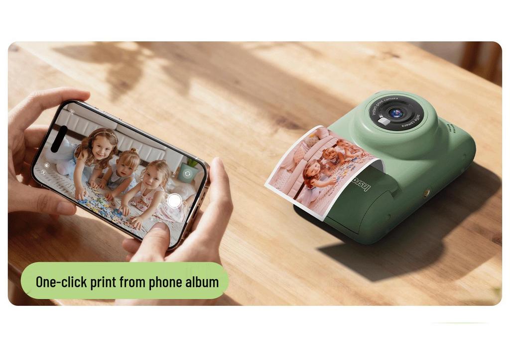 Colorful HD Instant Print Digital Camera for Kids – Multifunctional Holiday Gift