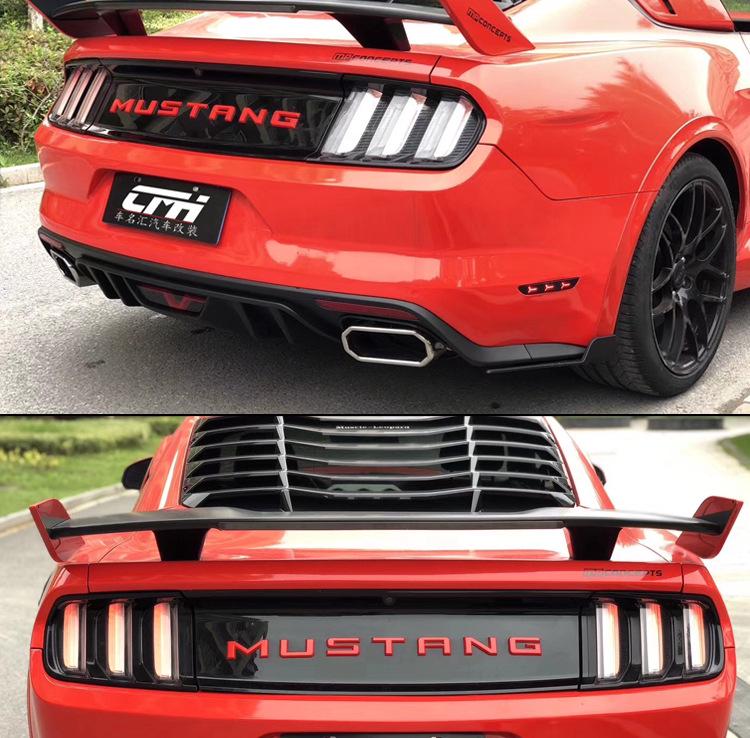 15-17 Ford Mustang RTR Quad Exhaust Rear Diffuser Lip & Body Kit