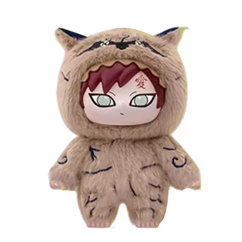 Original BANDAI Eaki Naruto Uzumaki Naruto Blind Box Shippuden Beast Party Series Plush Doll Anime Characters Are Cute Toys Gift