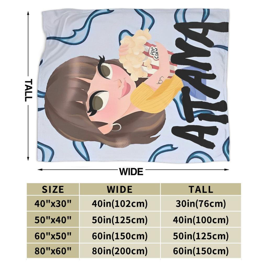 Spanish Singer Cute Aitanaed Album Flannel Blankets Soft Throw Blanket for Couch Bed Travel Pattern Bedspread Sofa Bed Cover