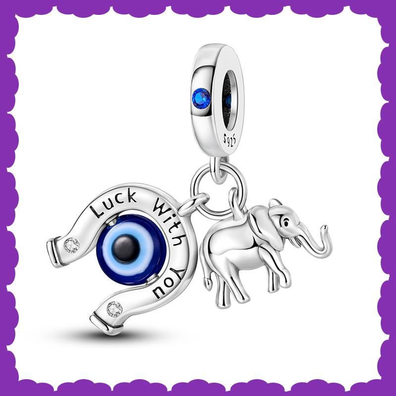 New Copper Fashion Rubik'S Cube Kitten Swing Skull Charm Bead For 3Mm Bracelet Diy Fine Jewelry Making Gift