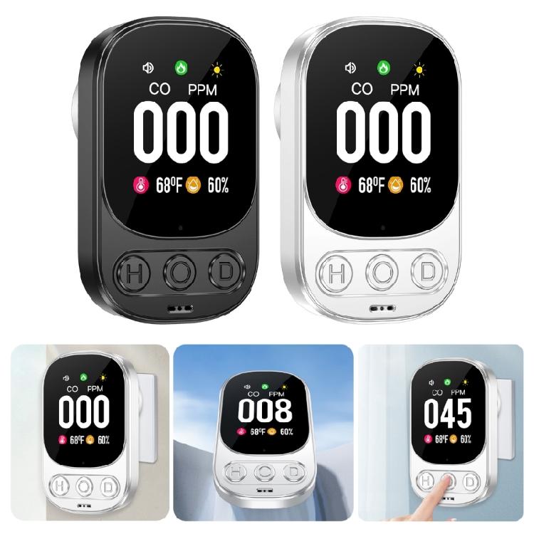 Temperature Humidity CO Detectors for Indoor Home Hotel Wall CO Level Monitors Alarm Carbon Monoxide Detectors