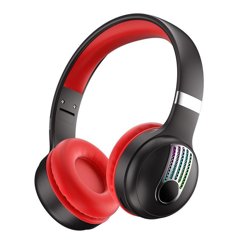 KE-12 Bluetooth Headband Headphones with LED Lighting, HIFI Super Bass, and Long Battery Life