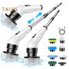 Electric Spin Scrubber Cordless IPX7 Waterproof Cleaning Brush 360 Power Electric Spin Brush Kitchen Type-C Charging Replaceable Brush