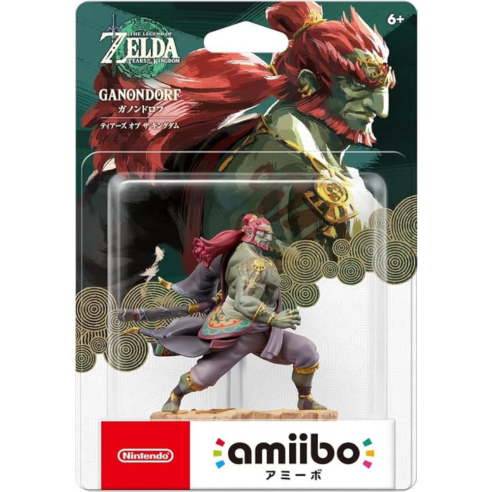 Nintendo Ganondorf Amiibo - The Legend of Zelda: Kingdom of Tears Series Switch